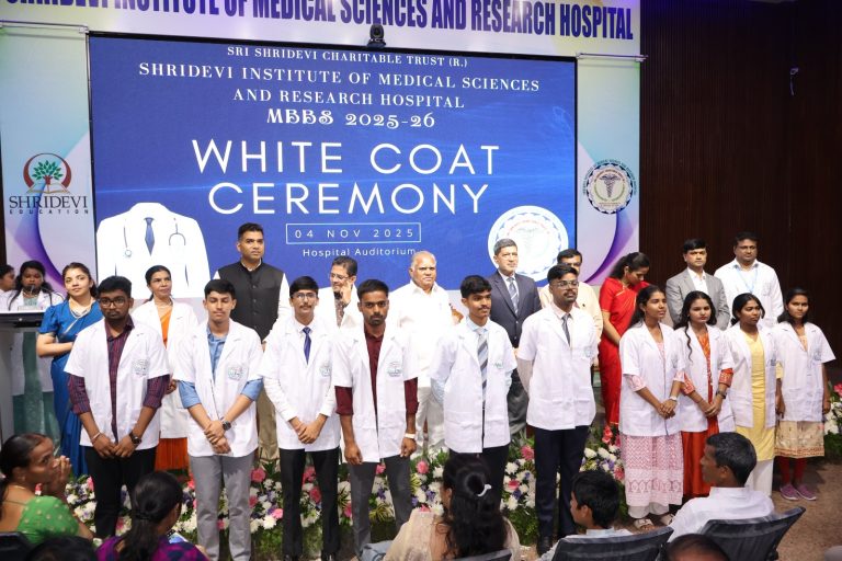 White coat ceremony for MBBS 2025-26 batch students